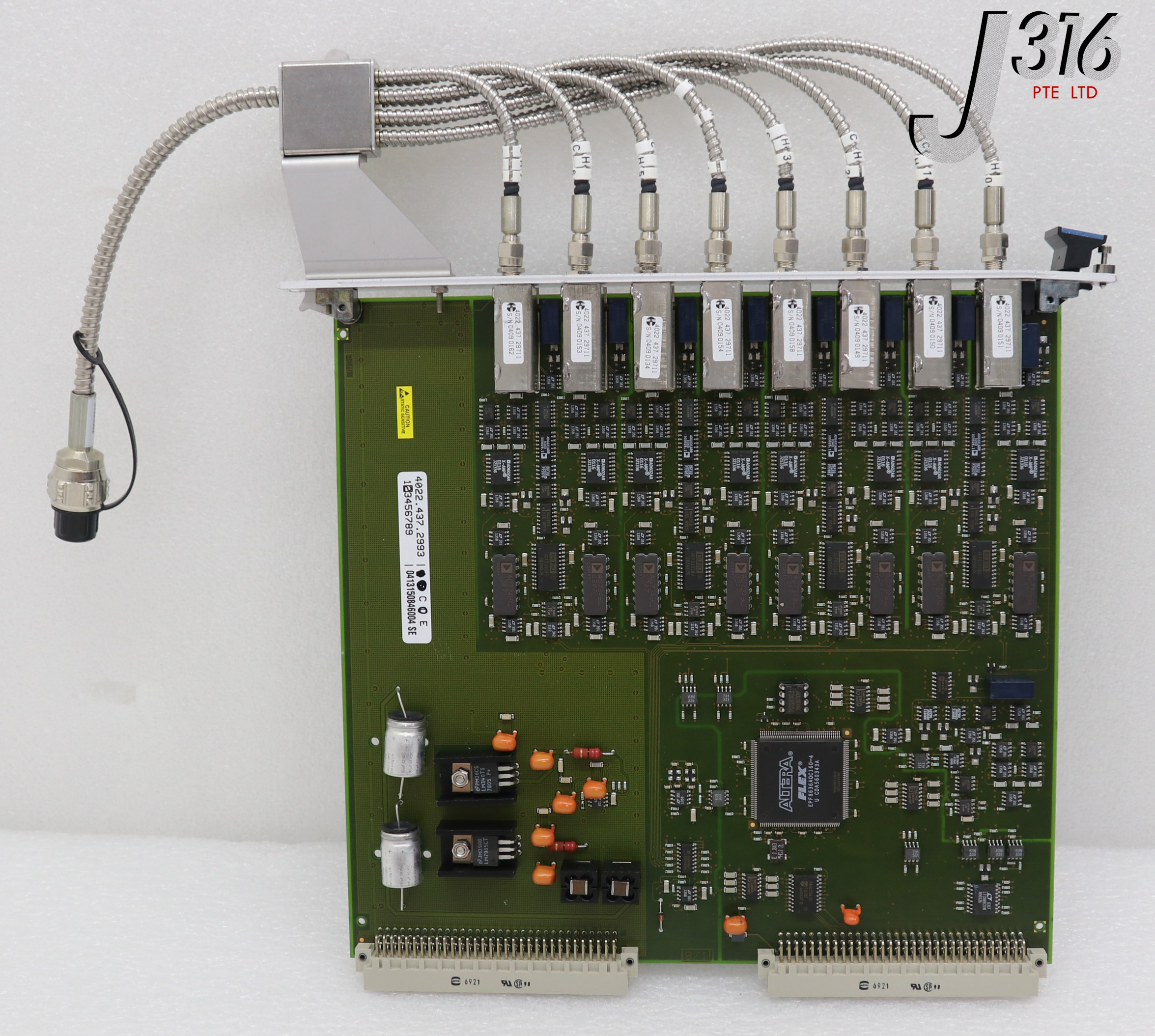 16インチ 34883 ASML CHANNEL FIBRER OPTICS BOARD W/ 4022.455.20313 4022.437